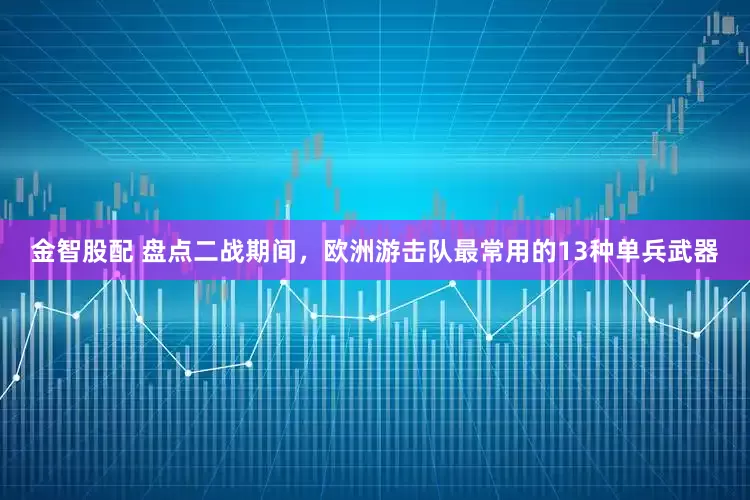 金智股配 盘点二战期间，欧洲游击队最常用的13种单兵武器